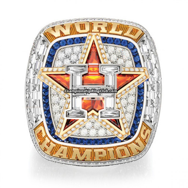 2022 Houston Astros World Series Championship Ring/Pendant(C.Z. Logo)